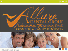 Tablet Screenshot of dentistryfairfield.com